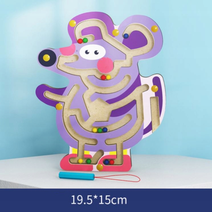 drewniany labirynt mysz jhtoy-312