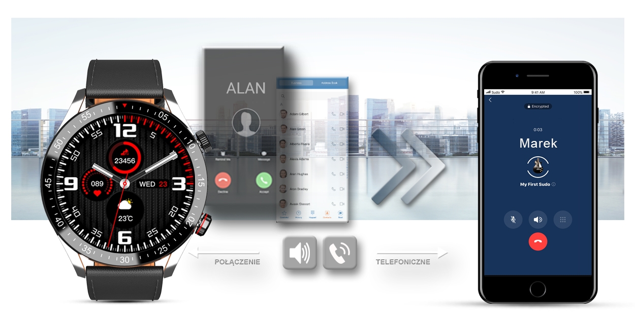 smartwatch męski gravity gt4-5