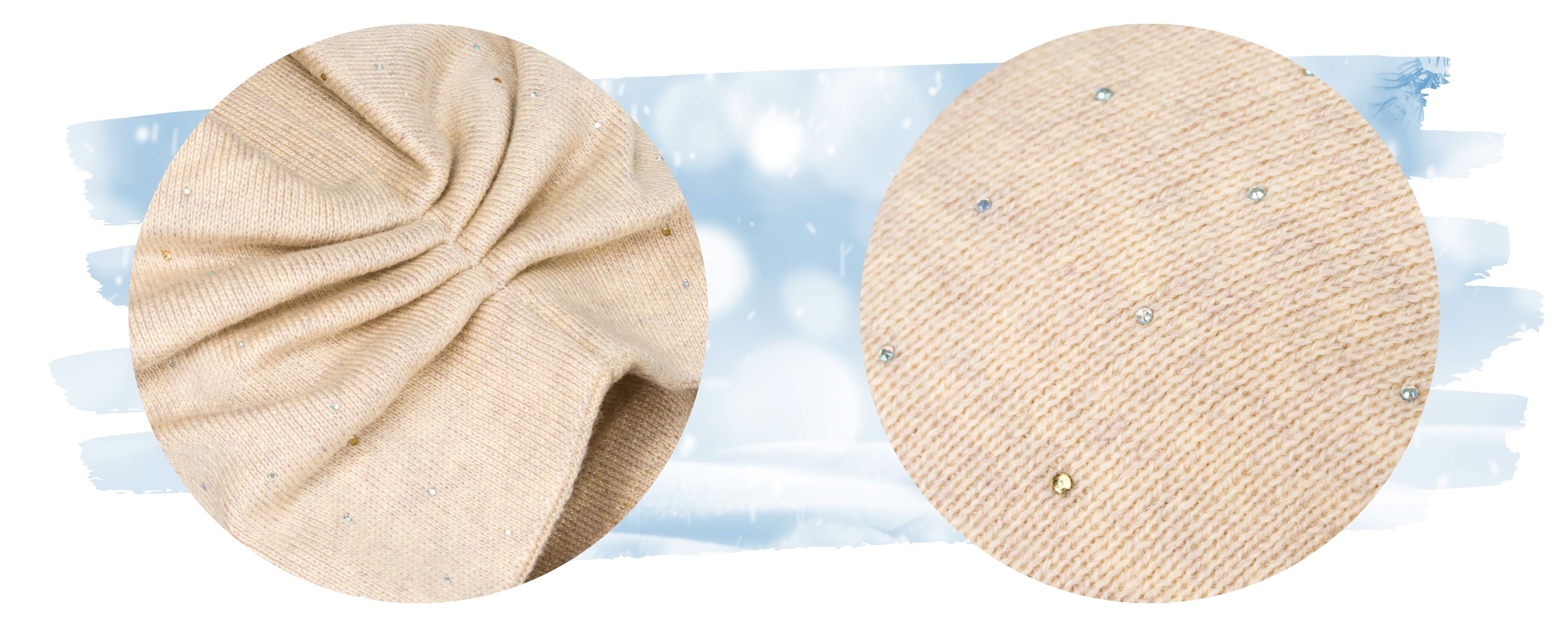 czapka ptn hat-05-7644 beige