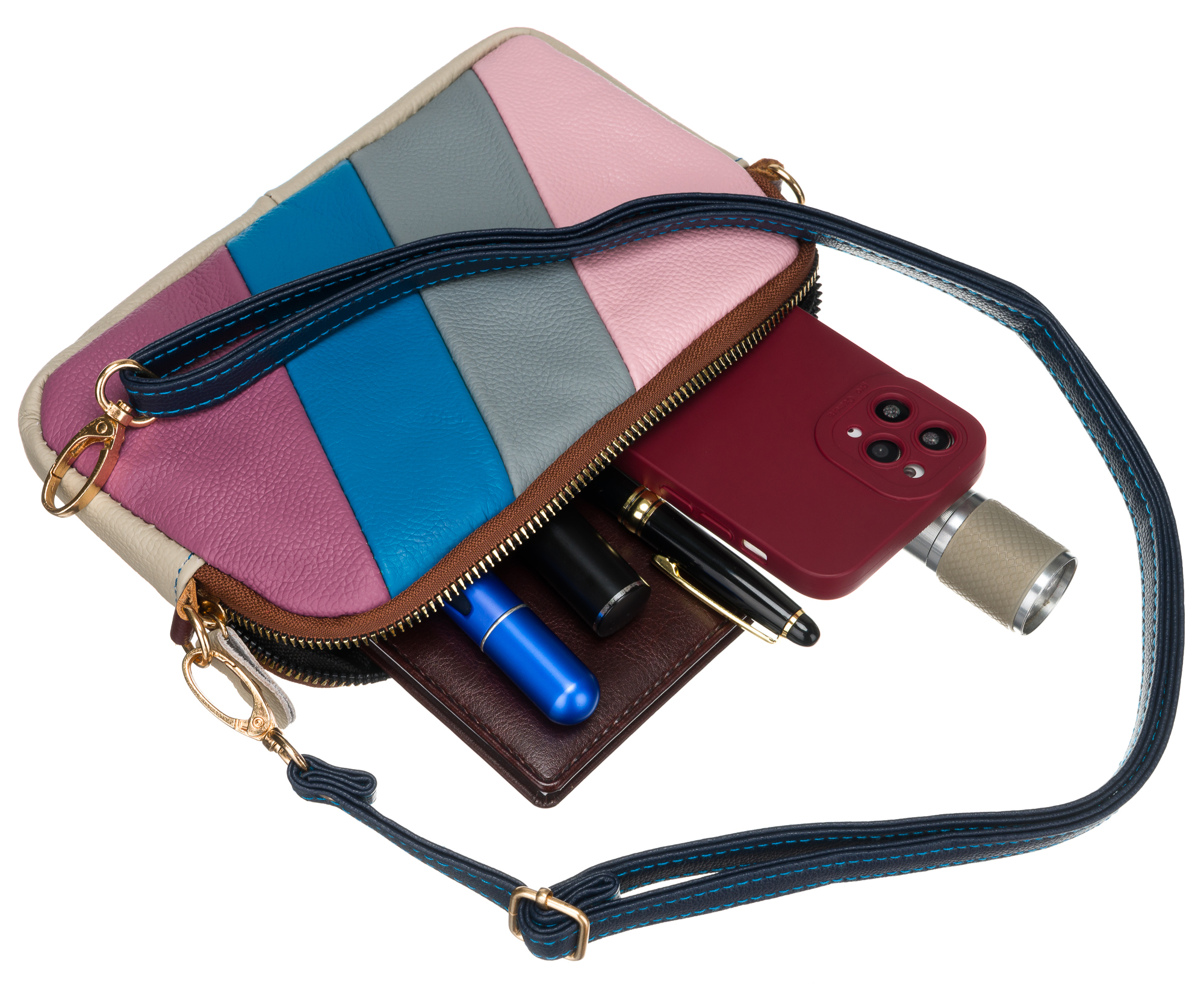 torebko portfel skóra cn501-clb-6465 multi