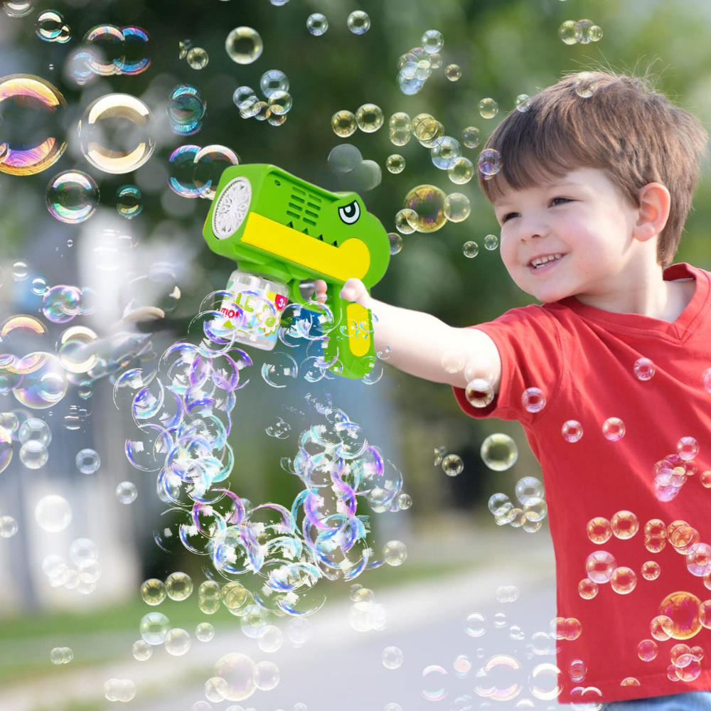 pistolet na bańki mydlane aparat do tworzenia baniek mydlanych + płyn