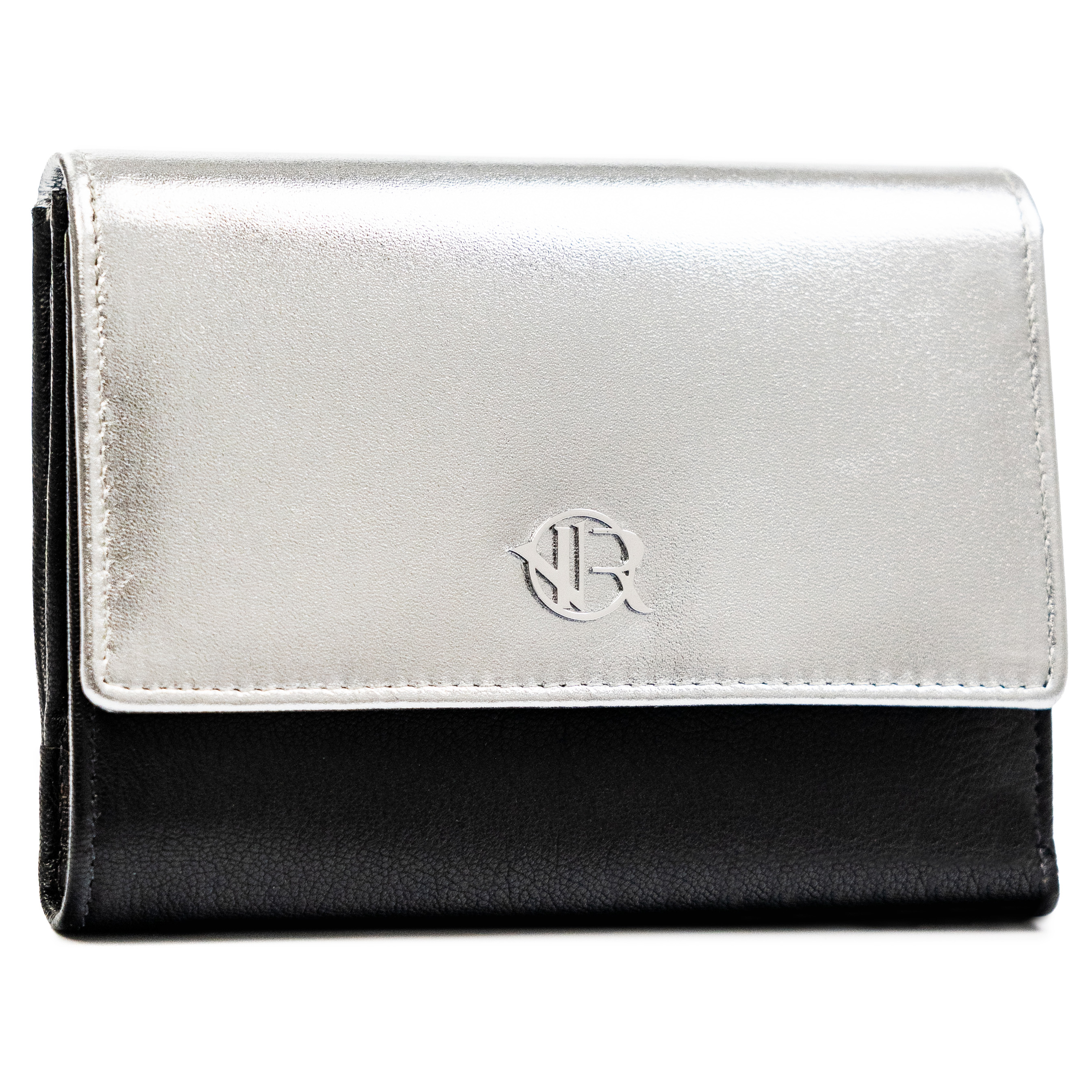 portfel damski sk. rv-3412-sla-4903 silver-black