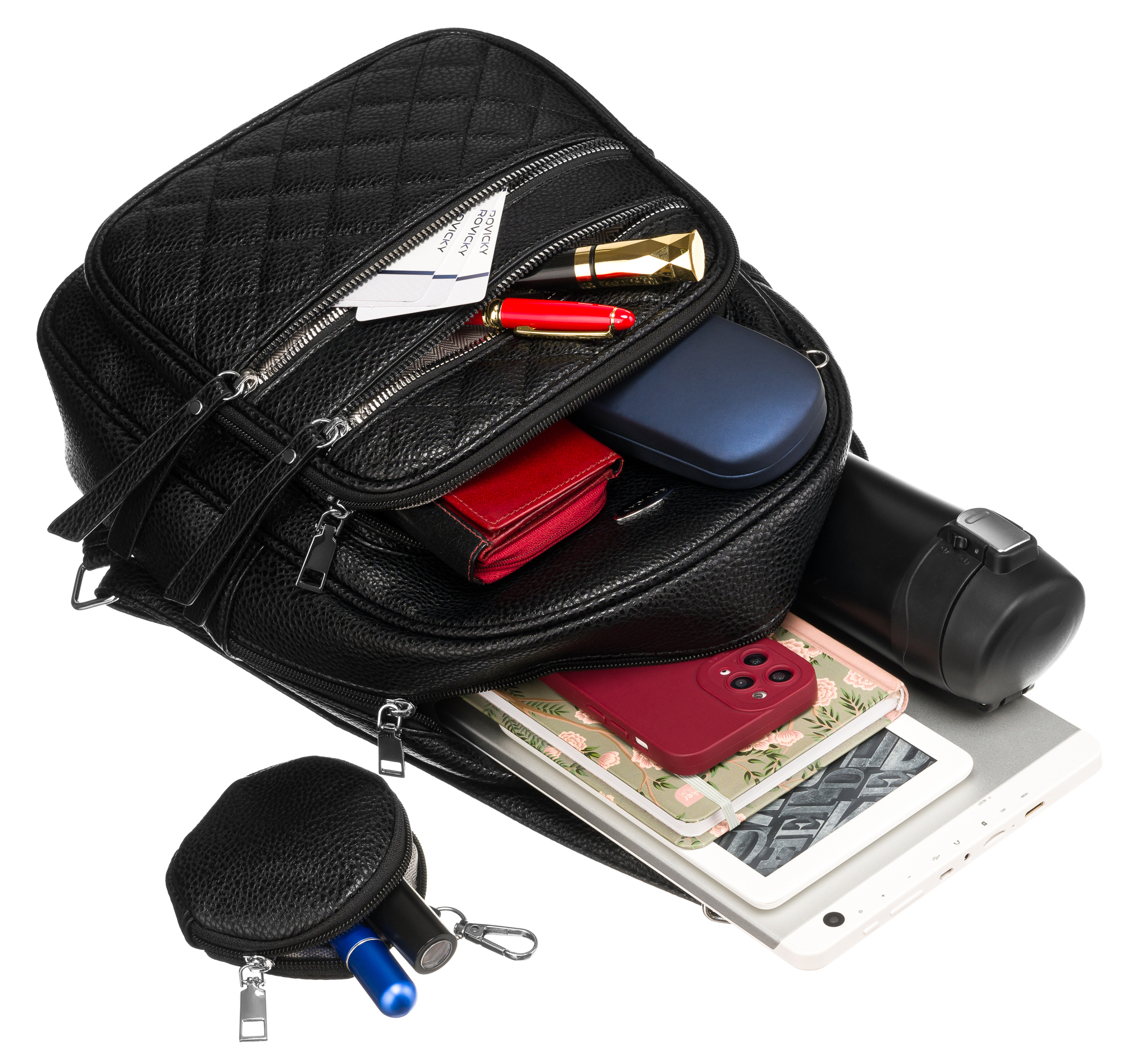 plecak damski pu r-pzp-01-9915 black