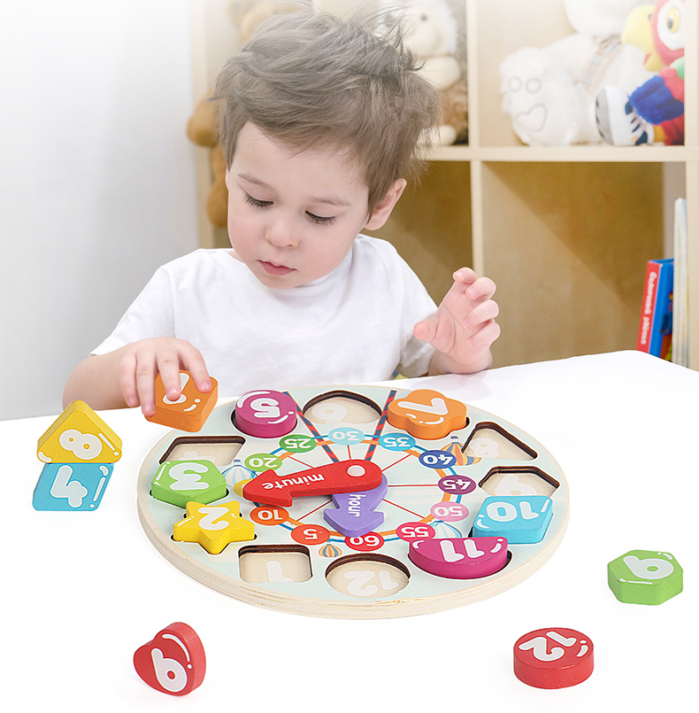 zegar drewniany jhtoy-516