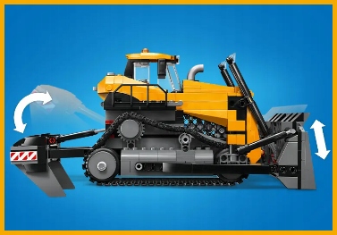 60466 - lego city - żółty buldożer