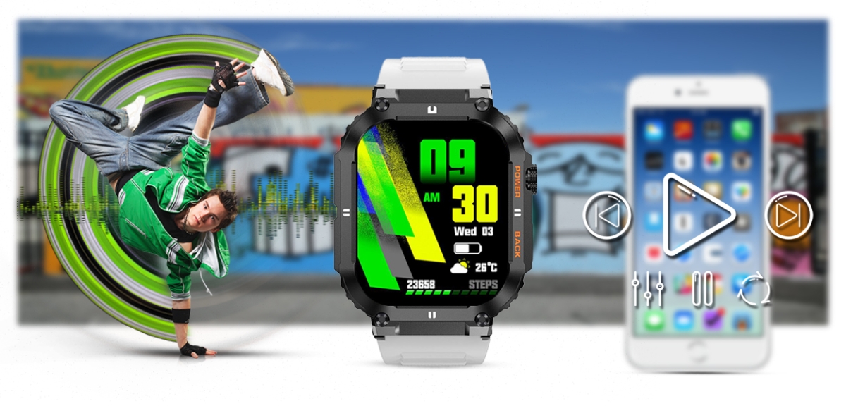 smartwatch gravity gt6-8