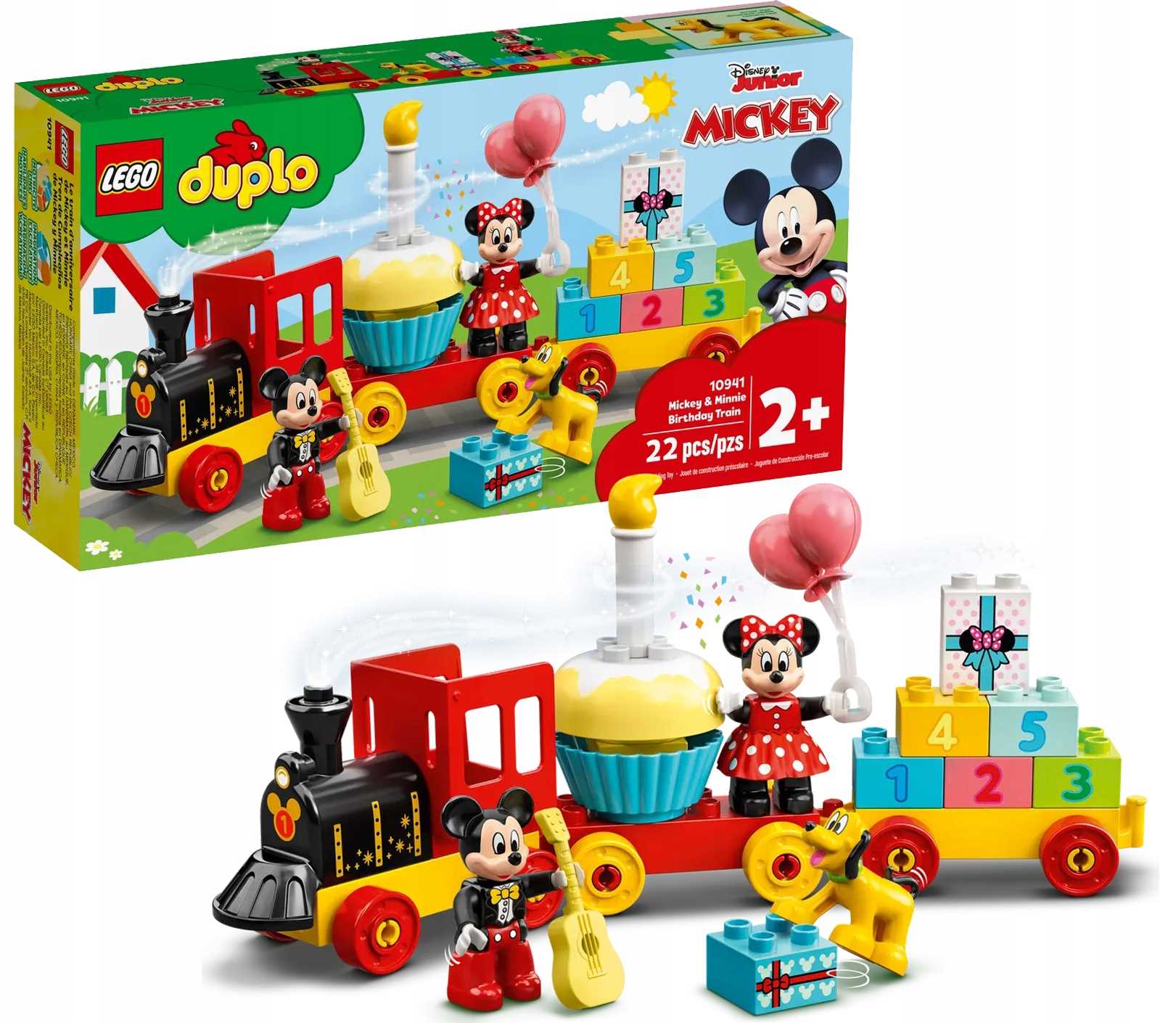 10941 - lego duplo - urodzinowy pociąg myszek miki i minnie