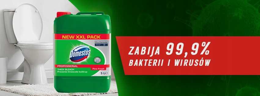 domestos płyn do wc pine fresh zielony 5l