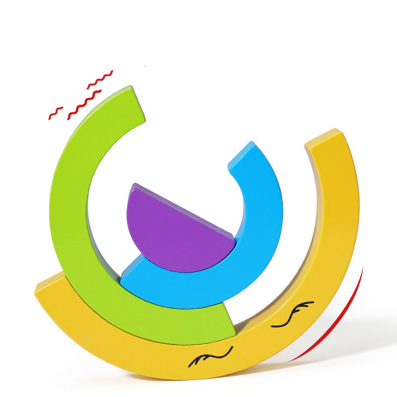 gra zręcznościowa logiczna sorter nakładanka tęcza jednorożec jhtoy-252