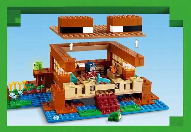 21256 - lego minecraft - żabi domek
