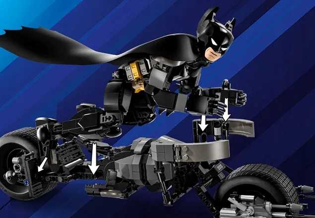 76273 - lego batman - figurka batmana™ do zbudowania i batcykl