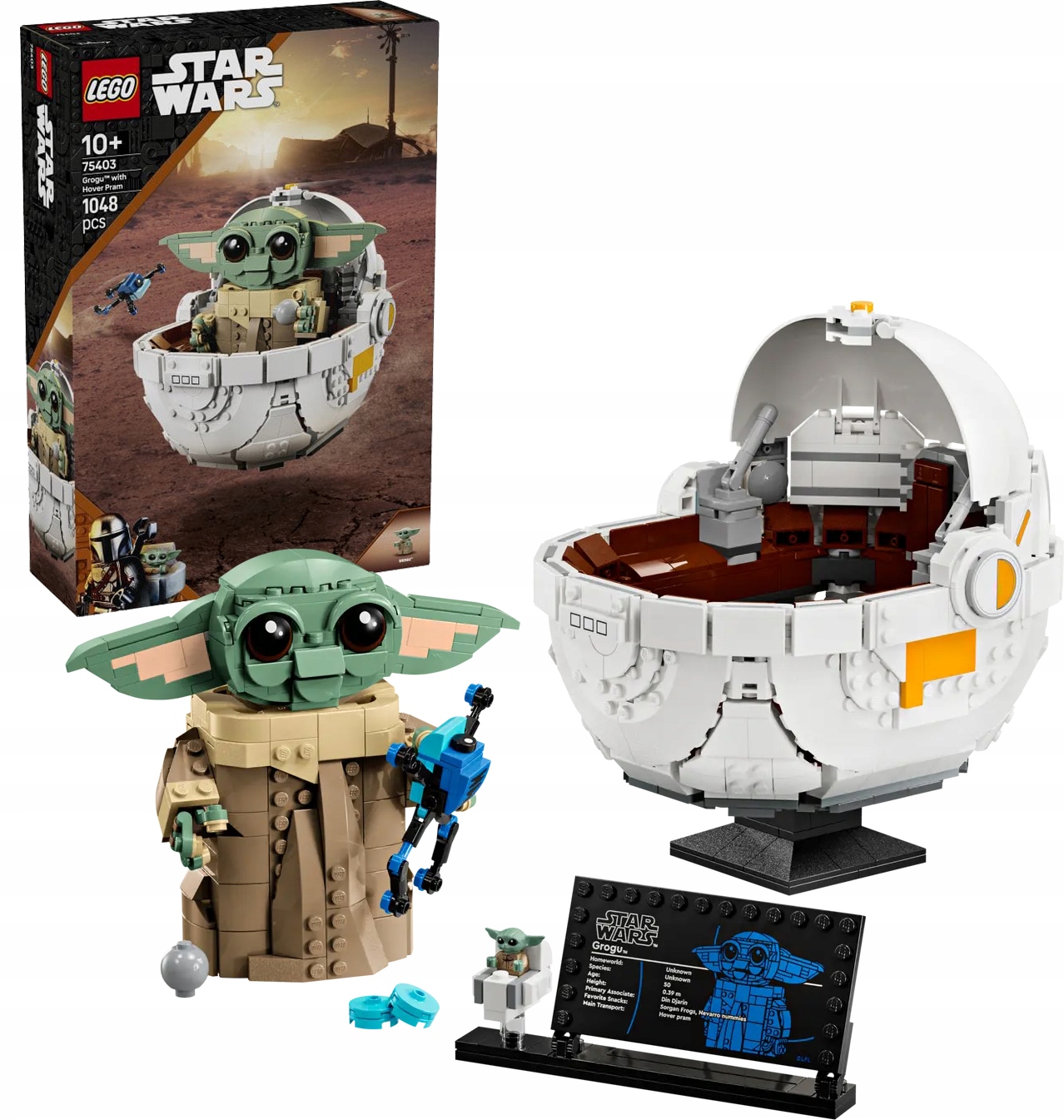 75403 - lego star wars - grogu™ w wózku