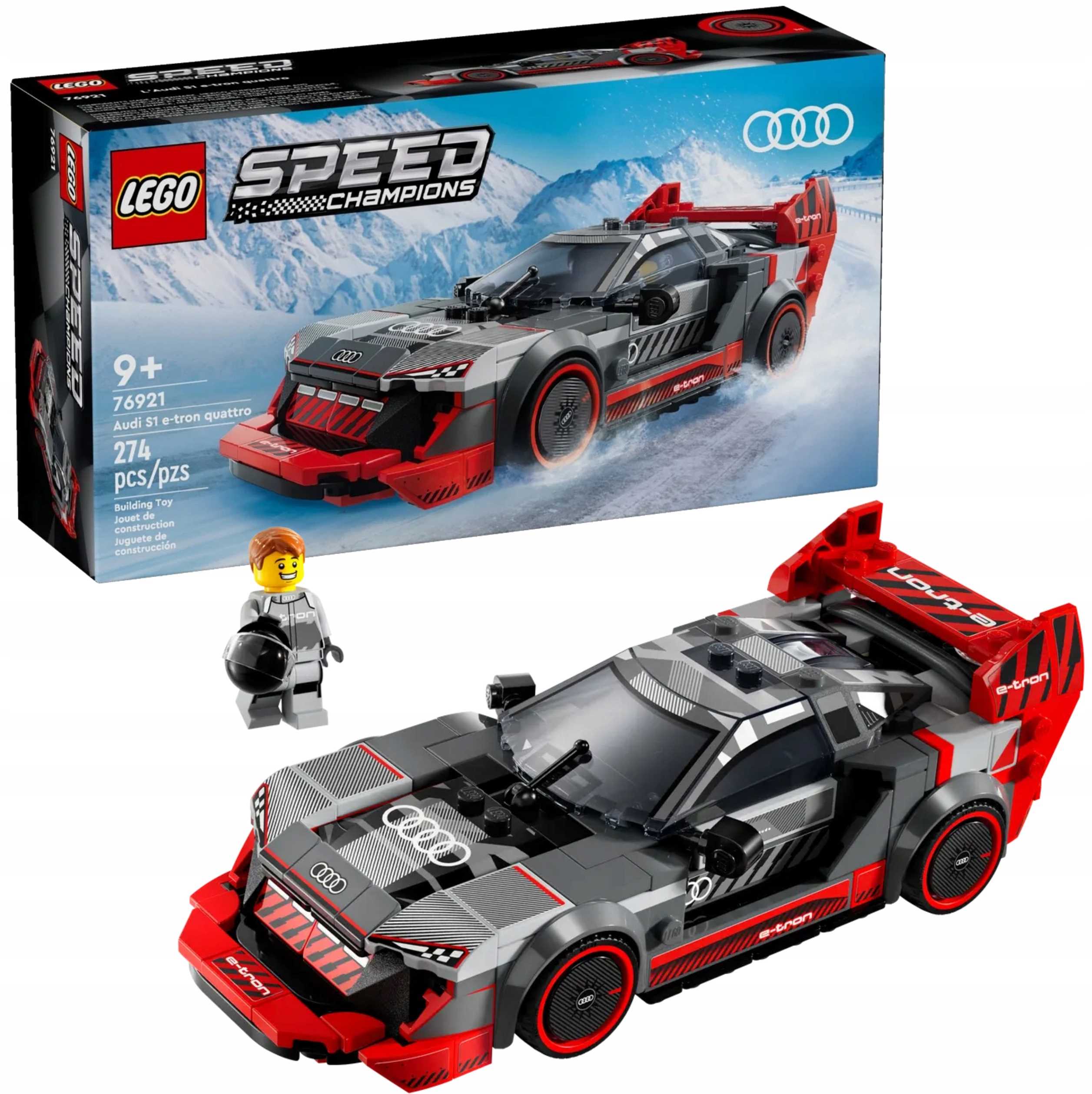 76921 - lego speed champions - wyścigowe audi s1 e-tron quattro