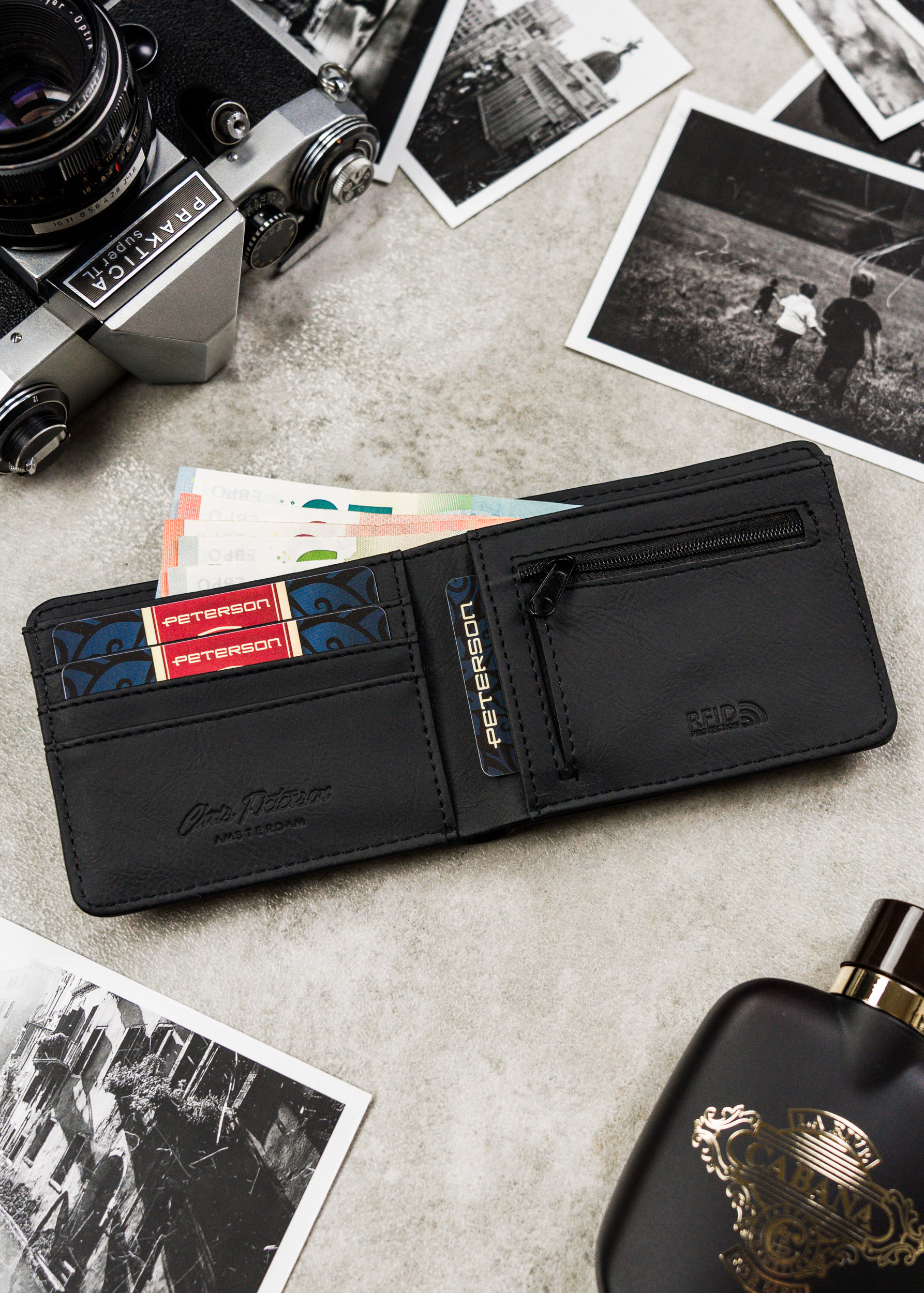 portfel męski eko ptn eh-03z-5860 black