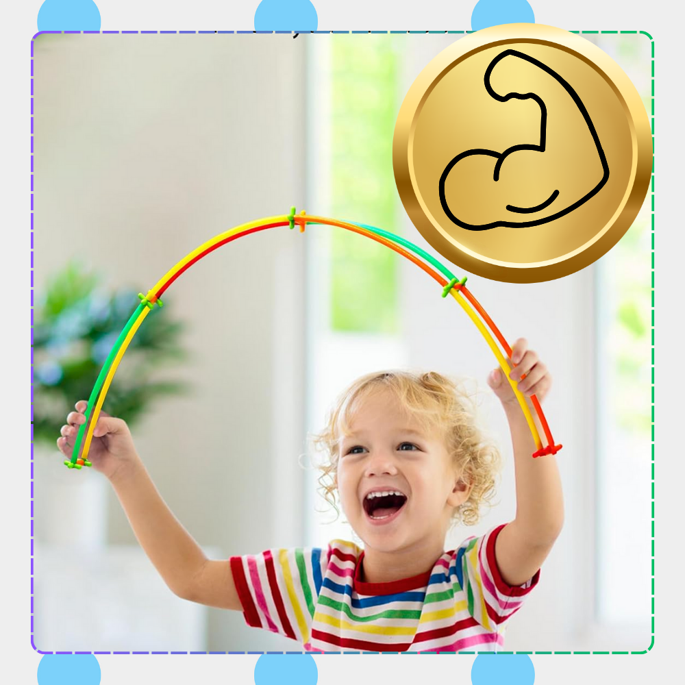 zestaw klocków konstrukcyjnych 800 elementów kreatywne słomki dla dzieci