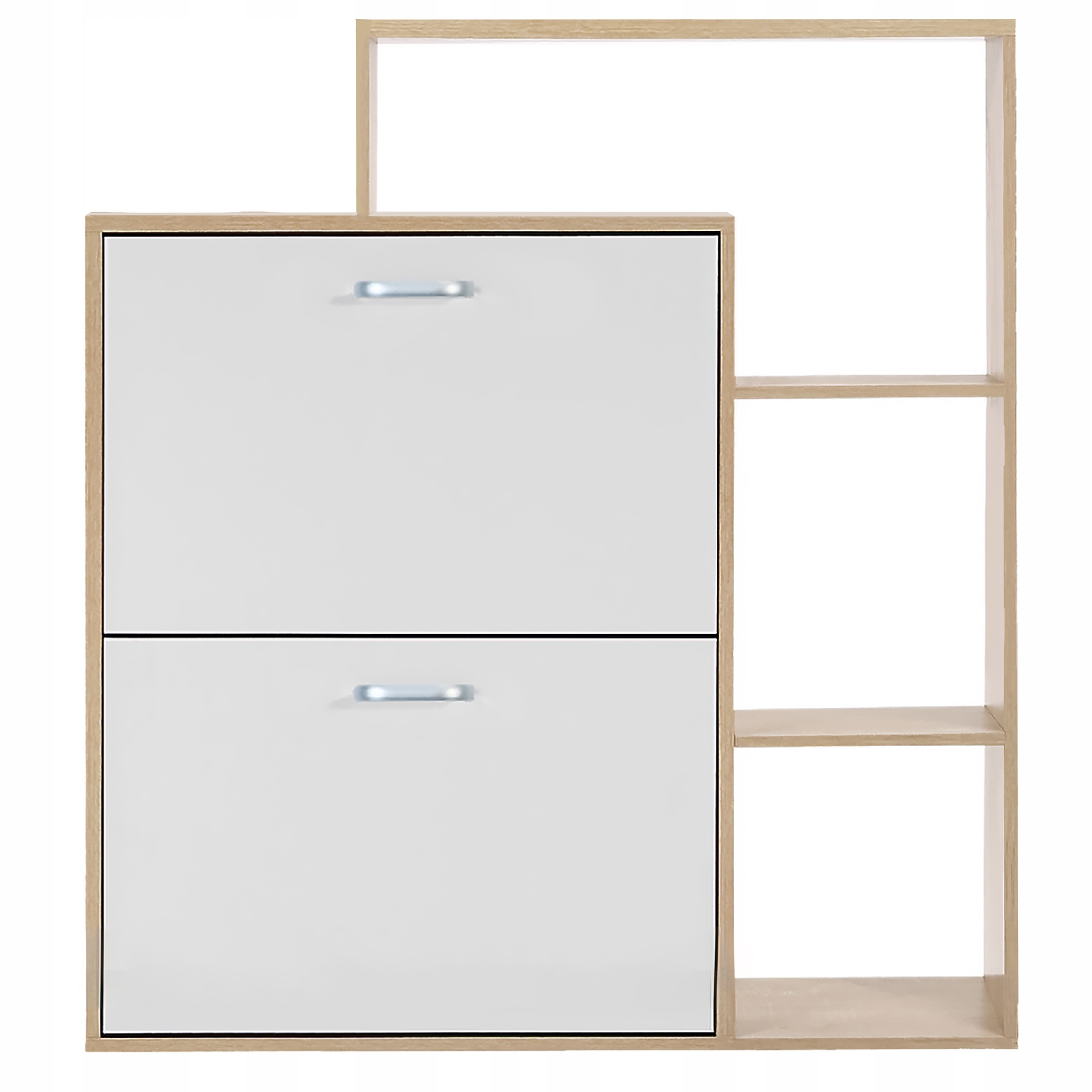 szafka na buty regał 2 komory obuwie komoda pojemna do przedpokoju