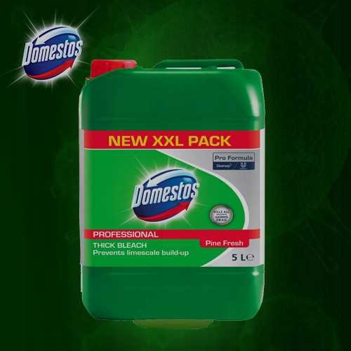 domestos płyn do wc pine fresh zielony 5l
