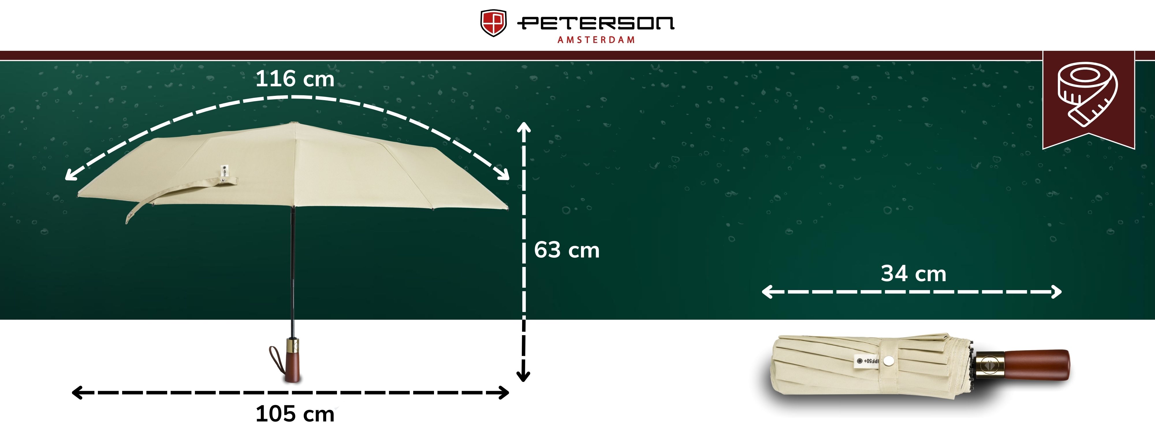 parasolka ptn umb-01t-6096 white