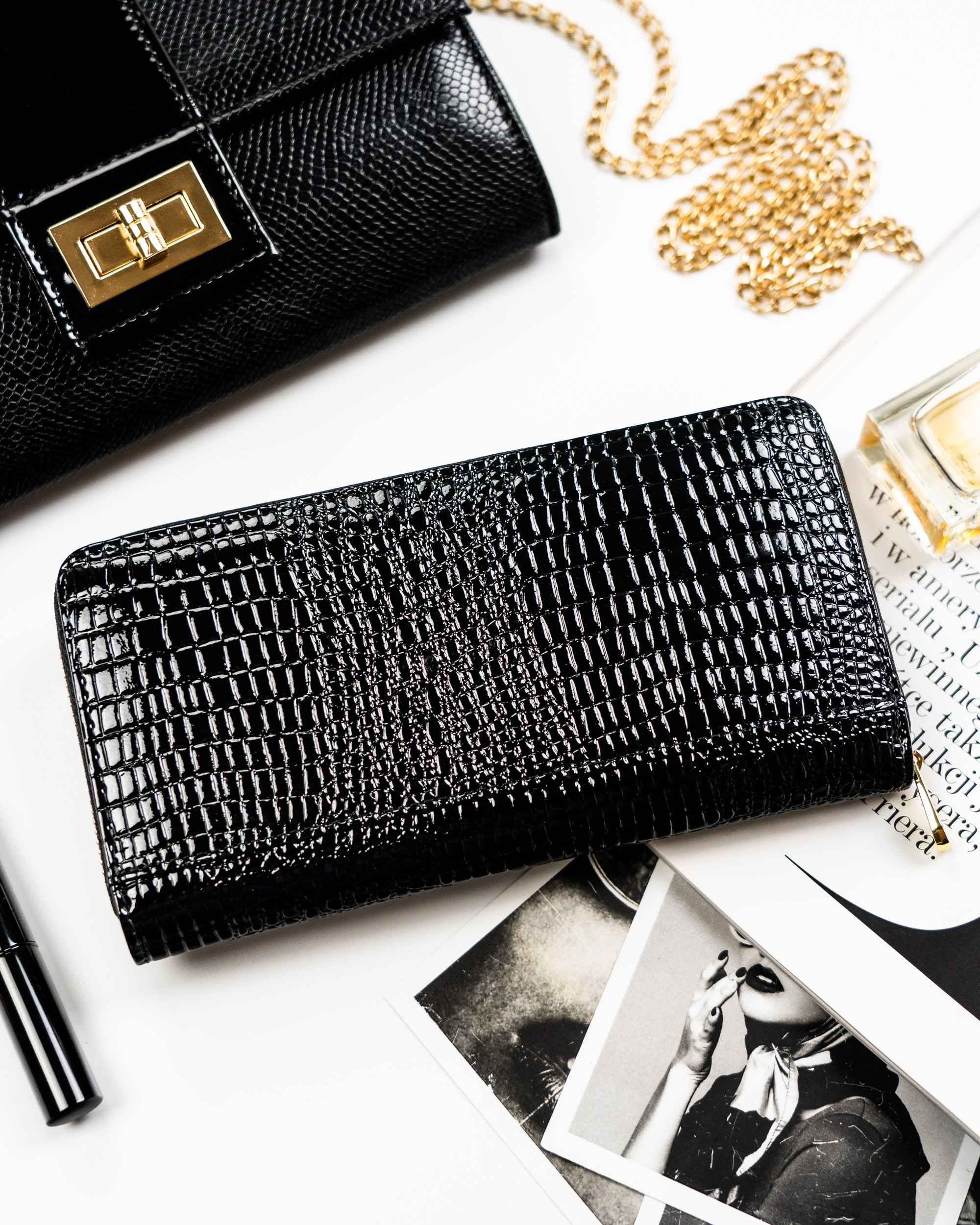 portfel damski skórzany rh-25-1-rs-5395 black