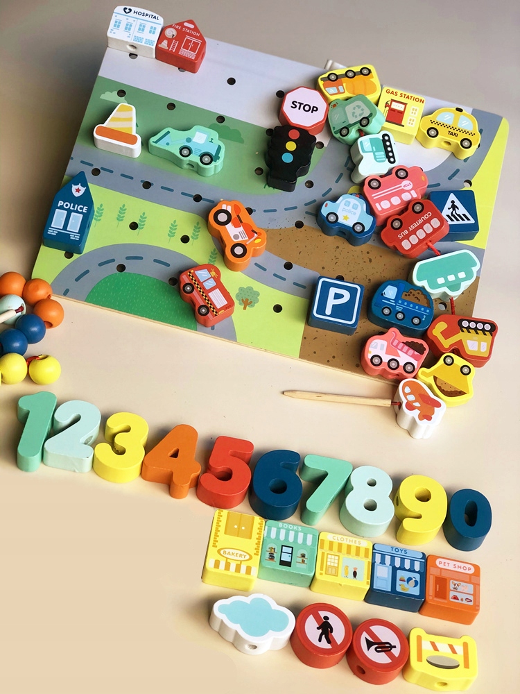 klocki cyferki drzewo jhtoy-988