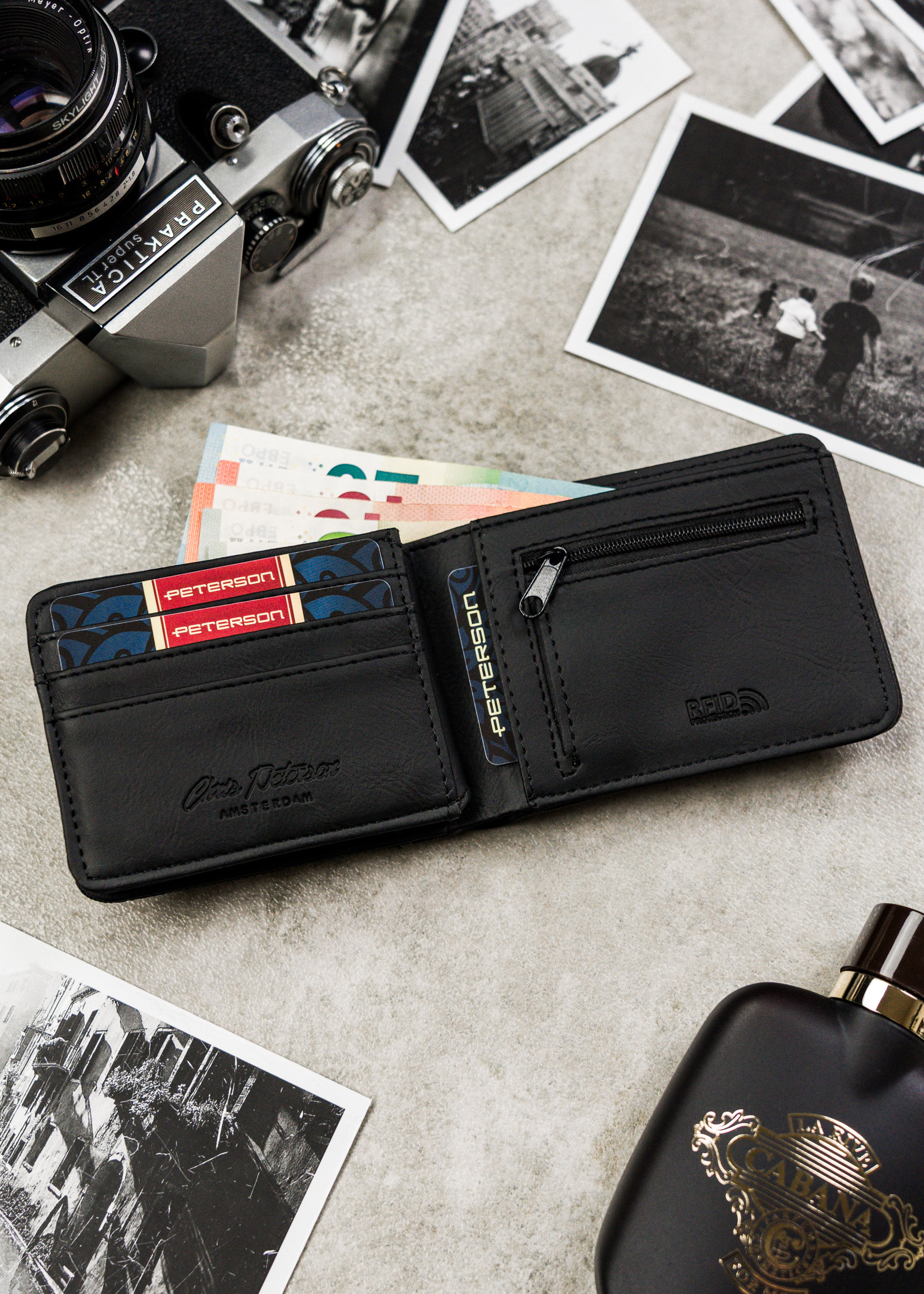 portfel męski eko ptn eh-06z-5921 black