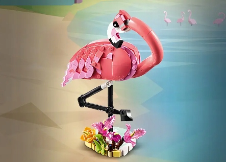 31170 - lego creator - dzikie zwierzęta: różowy flaming
