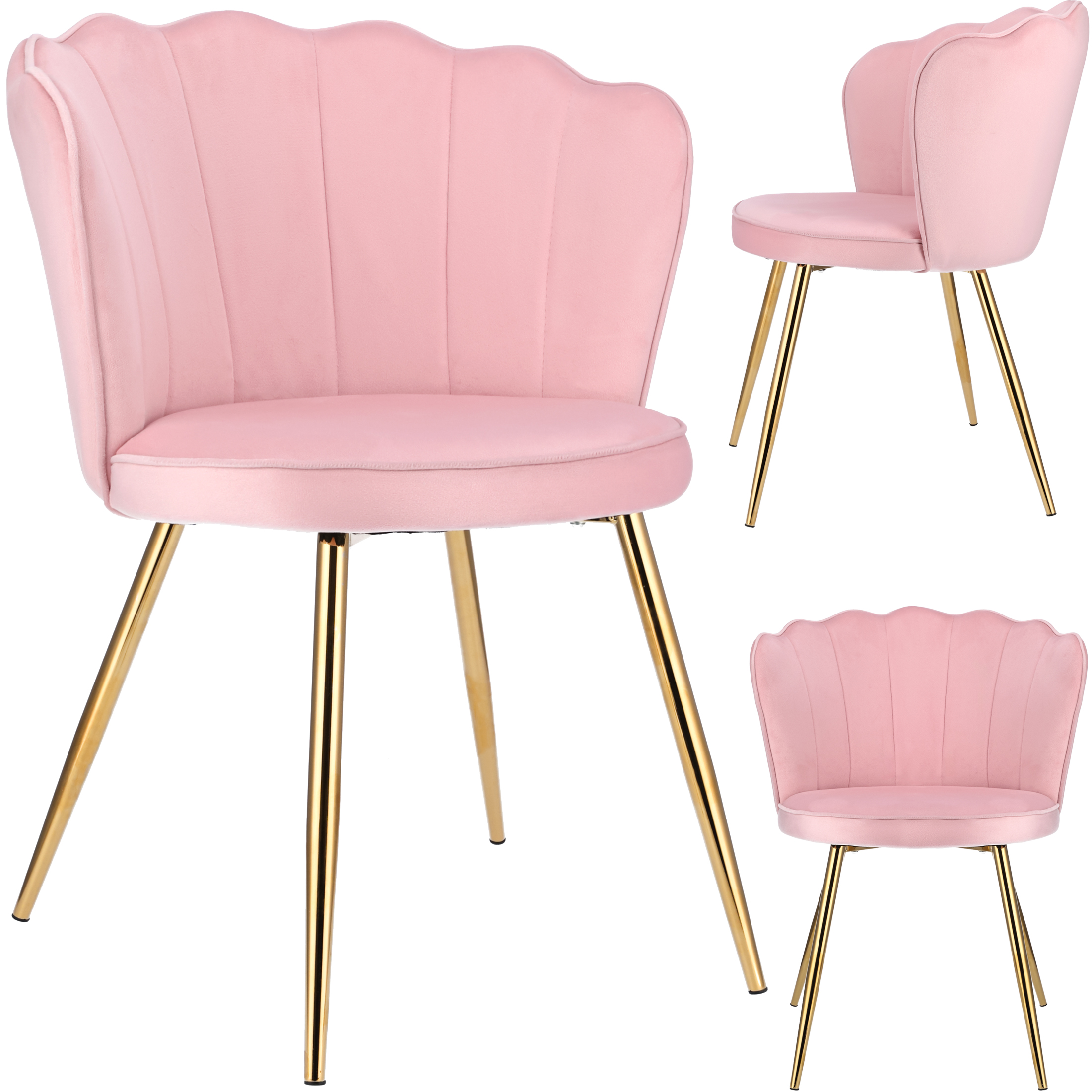 krzesło fiore różowe