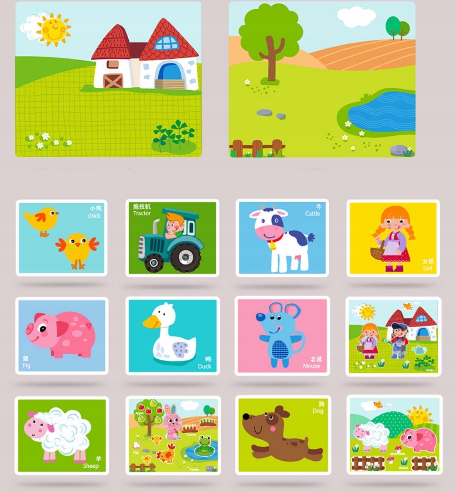 tablica skrzynka farma  magnesy