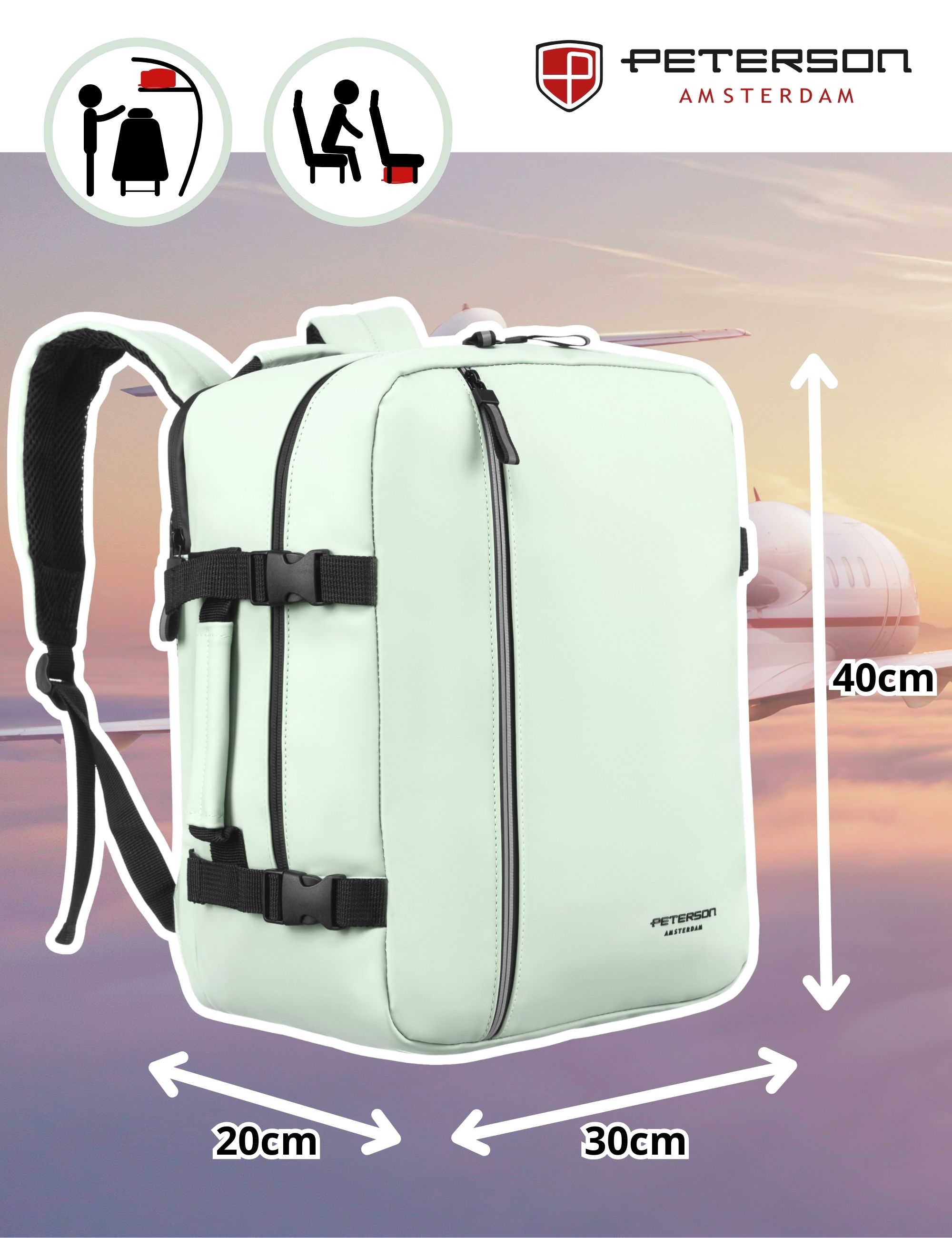 plecak ptn skyline-8619 green