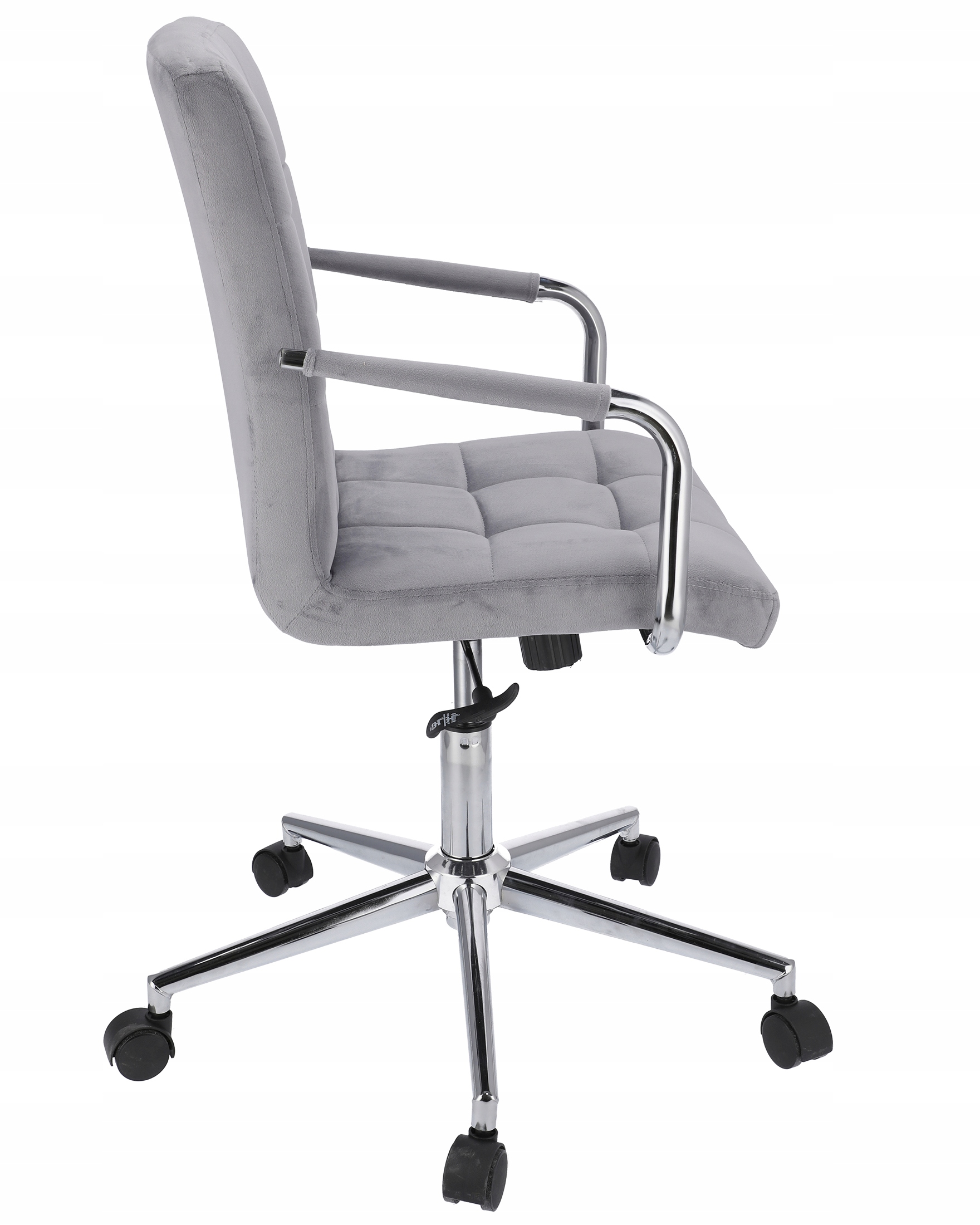 krzesło quatro welur szare