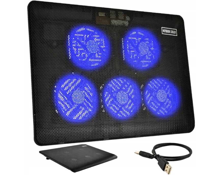podstawka chłodząca pod laptopa 5 wentylatorów
