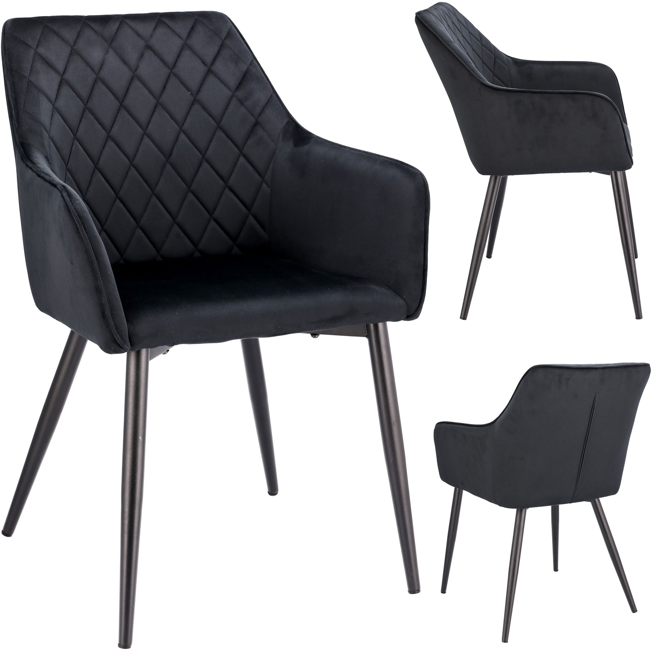 krzesło apis czarne