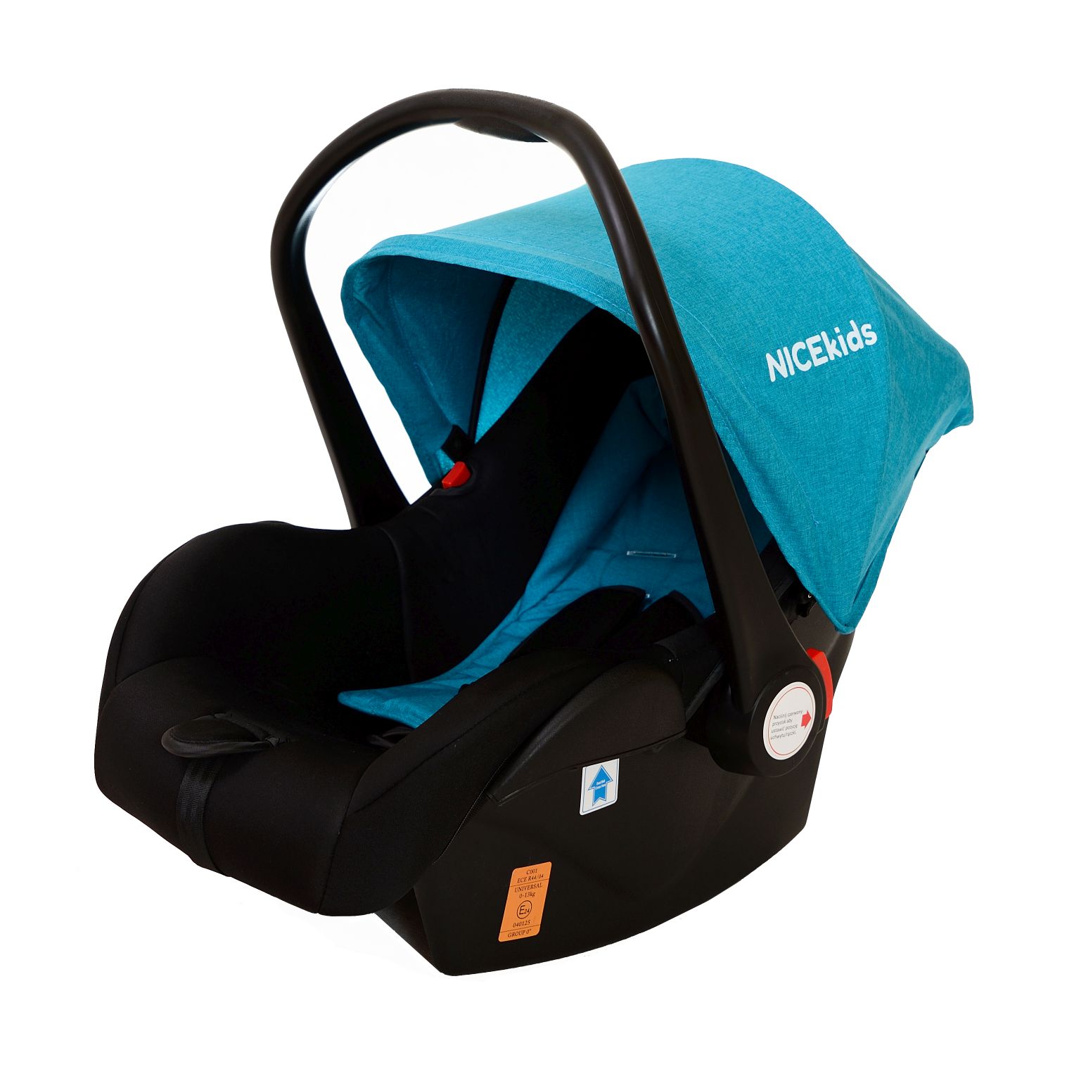 wózek dla dzieci aluminiowy 3w1 508 nicekids seledynowo czarny