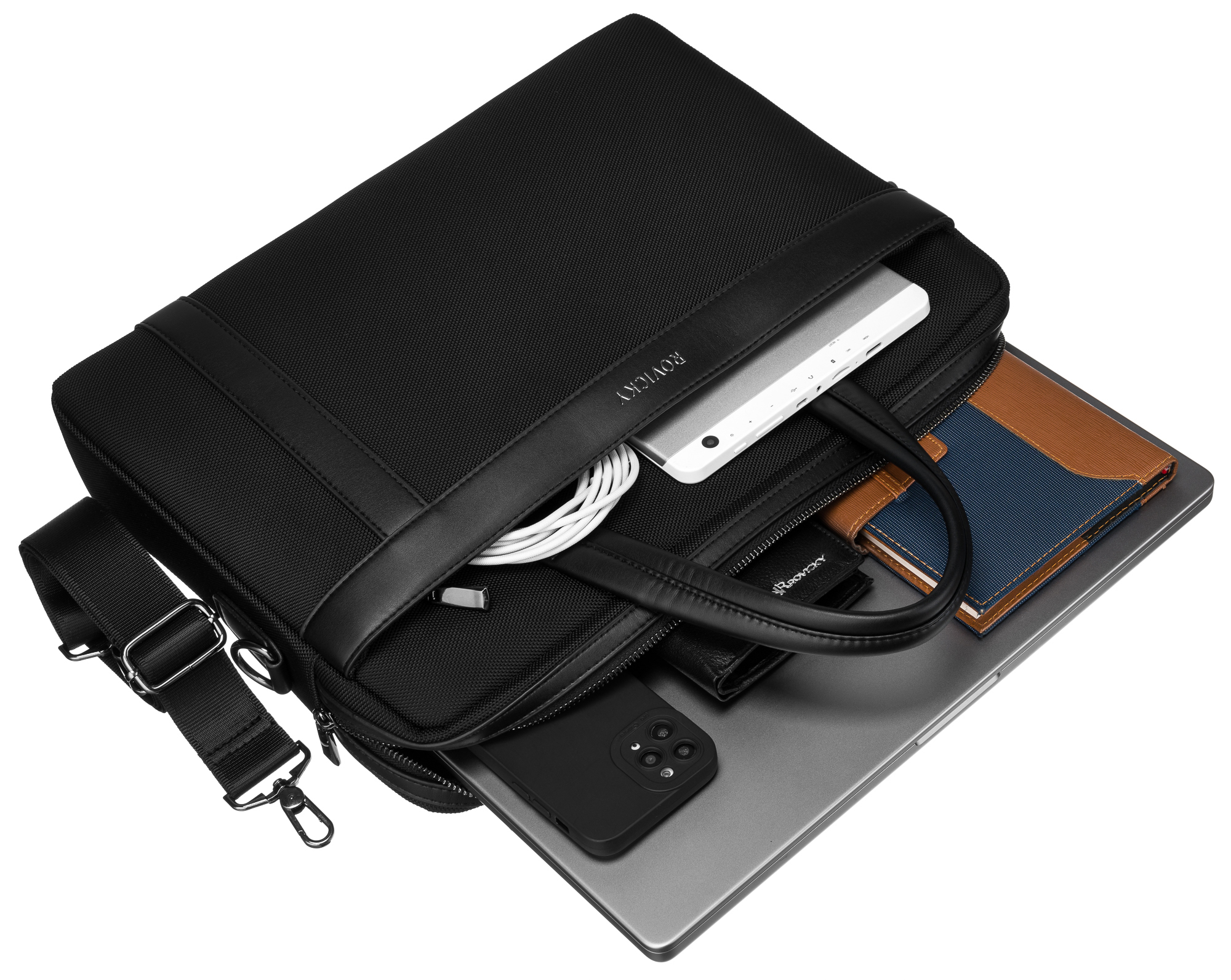 torba męska pu r-c5905-6793 black