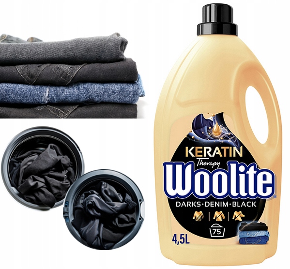 woolite dark keratin 4,5l/75 prań