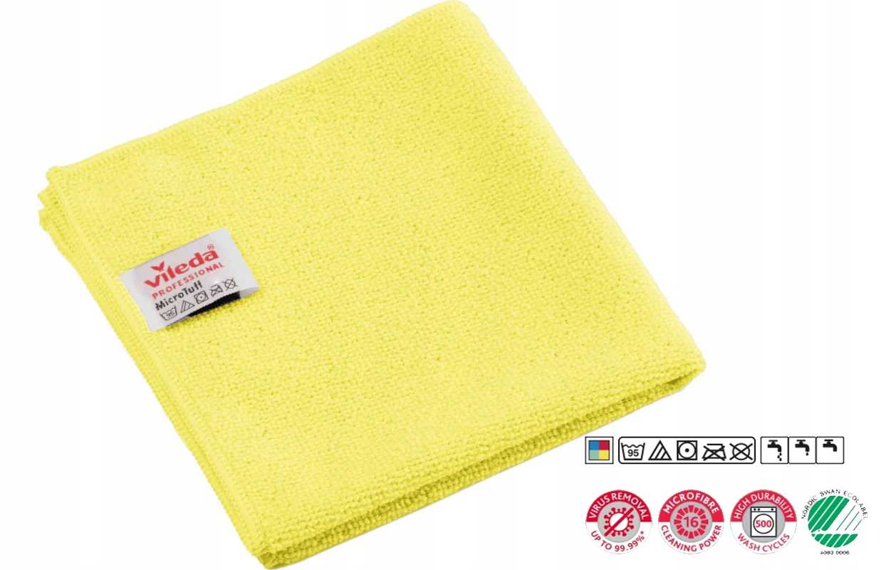 ścierka microtuff plus żółta - 1 szt.