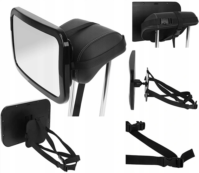 lusterko do obserwacji dziecka w podróży aucie