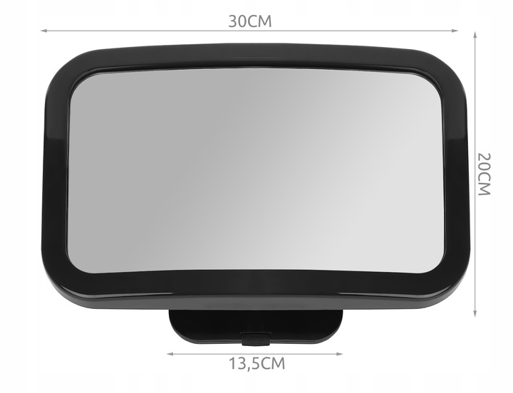 lusterko do obserwacji dziecka w podróży aucie
