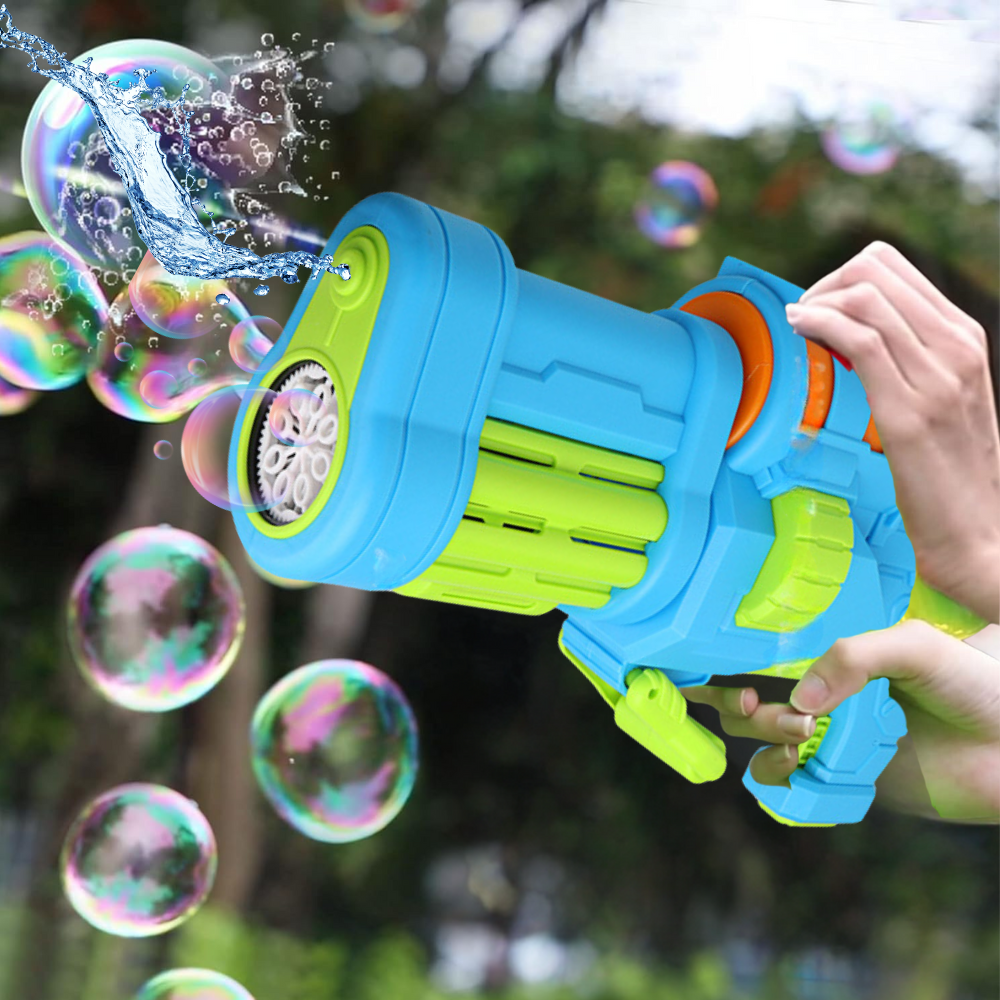 pistolet bazuka na bańki i wodę elektryczny automatyczny karabin wodny