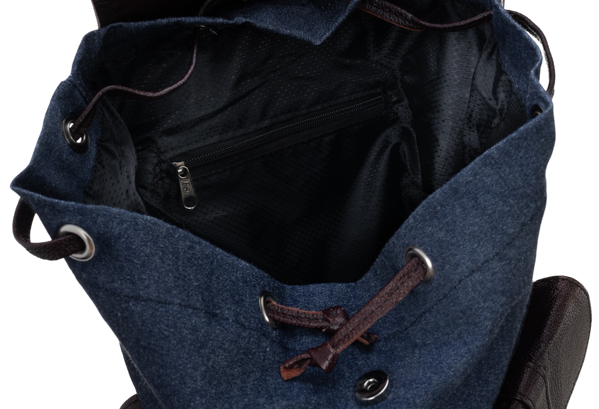 plecak duży jeans brown