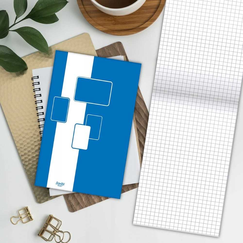 blok biurowy w kratkę a4 / 100 kartek / 60g / budget / bantex