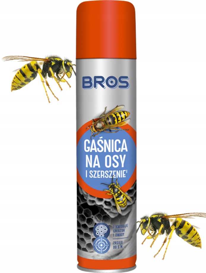 bros gaśnica na osy i szerszenie 600 ml