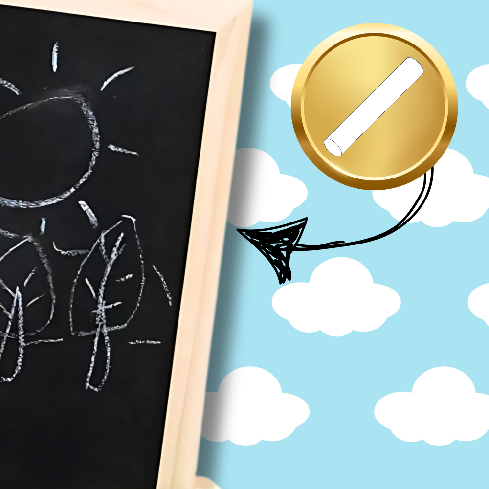 tablica magnetyczna suchościeralna kredowa farma dla dzieci pudełko j