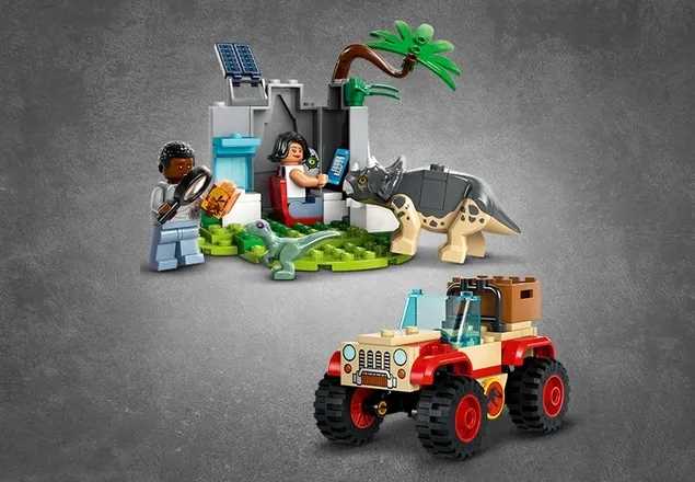 76963 - lego jurassic world - centrum ratunkowe dla małych dinozaurów