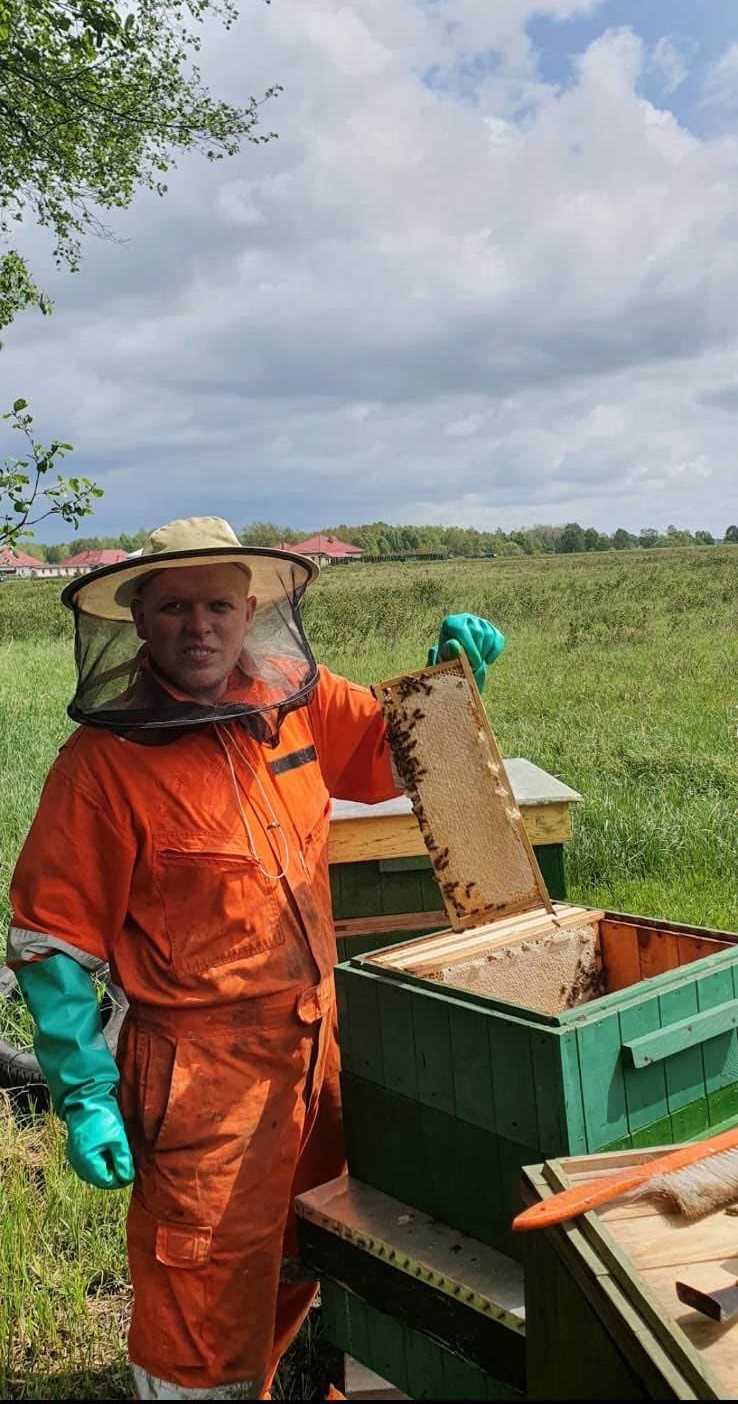 świeca z wosku pszczelego - 1 szt.