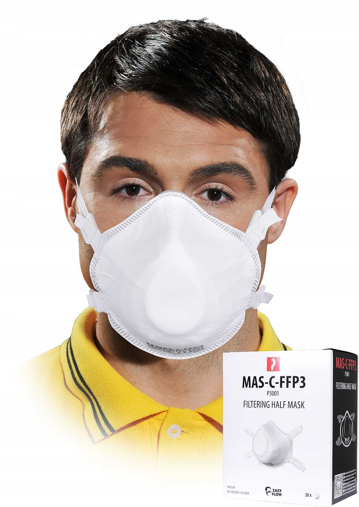 półmaska filtrująca mas-c-ffp3 - 10 szt.