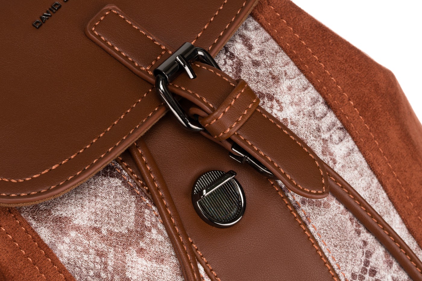 plecak damski 6885-2 cognac