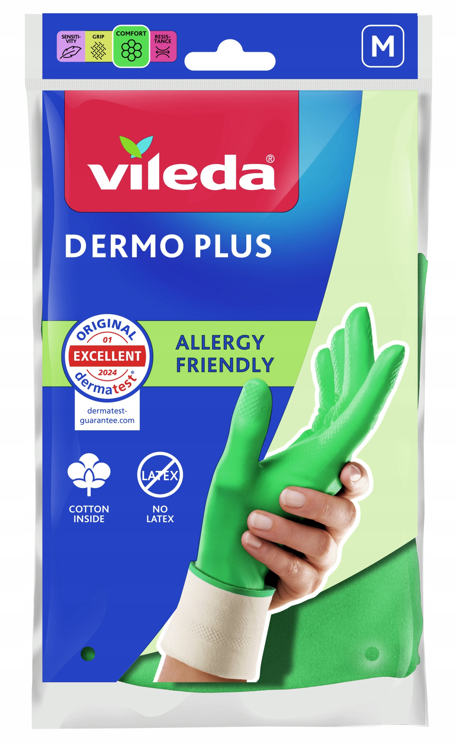 rękawice vileda dermo plus "m"