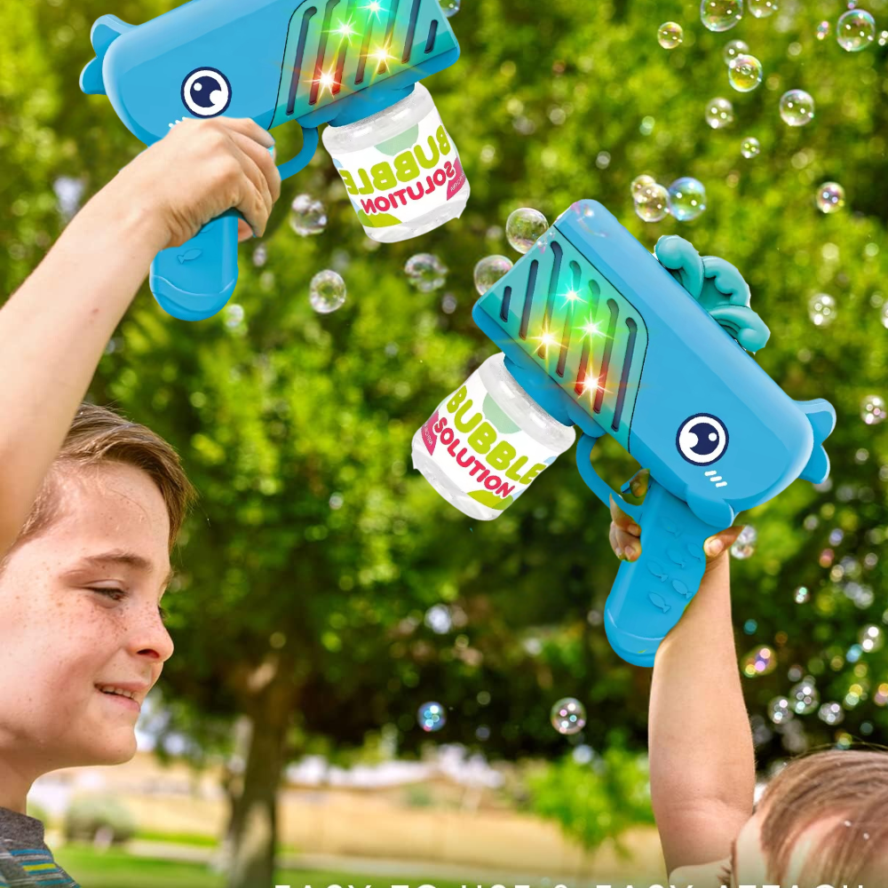 pistolet na bańki mydlane aparat do tworzenia baniek mydlanych + płyn