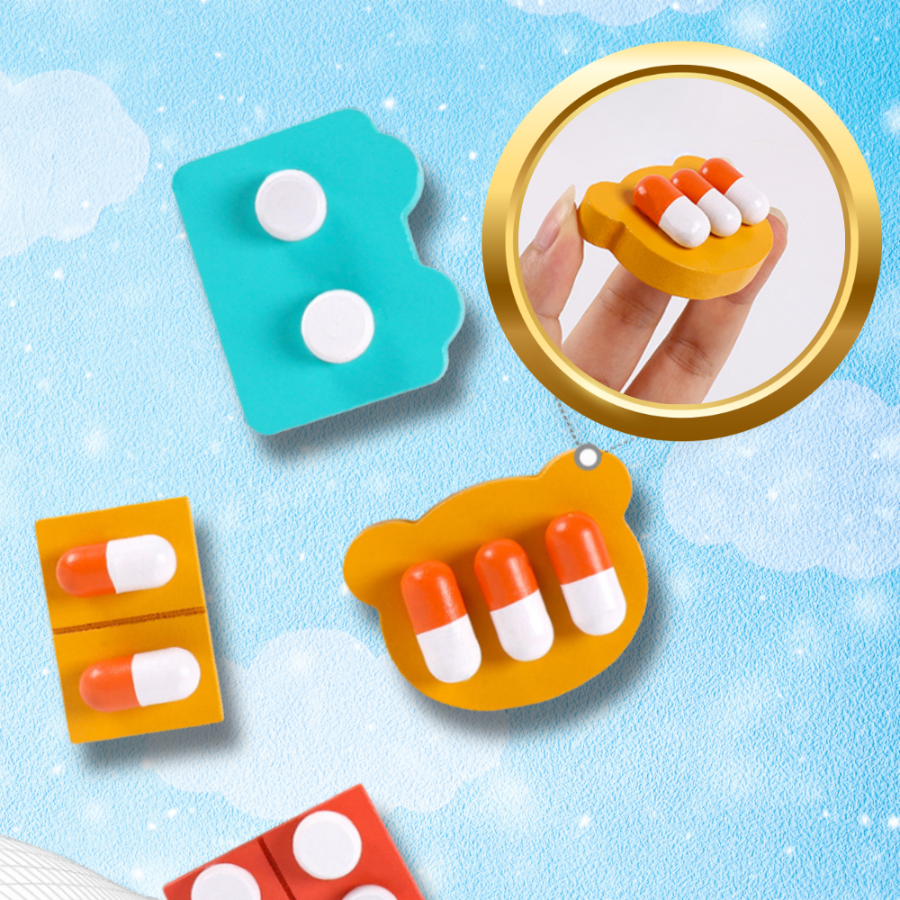 doktor drewniany zestaw lekarski lekarz stetoskop walizka dla dzieci